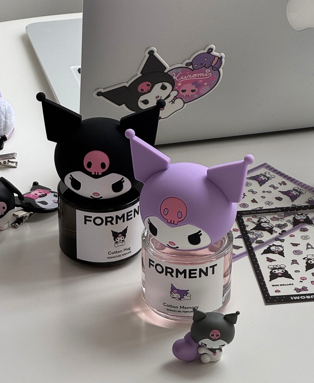 炸裂聯名💜🖤Forment x Kuromi 20周年紀念限定大頭香水套裝