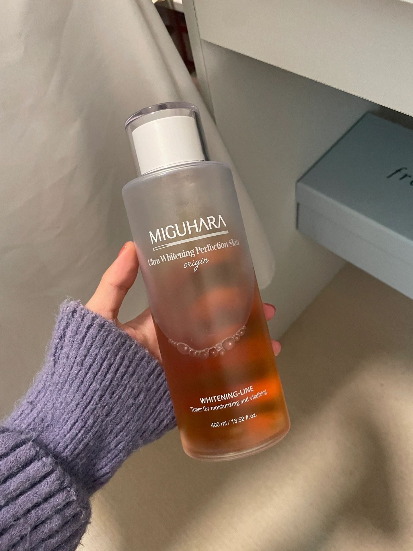 Pony大神都愛用的保養品💫Miguhara 美白亮肌爽膚水|燈泡發光水💡