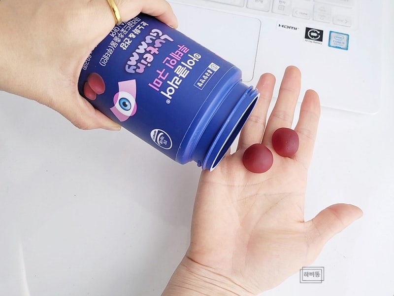 韓國知名保健食品品牌🇰🇷鐘根堂葉黃素護眼軟糖🫐