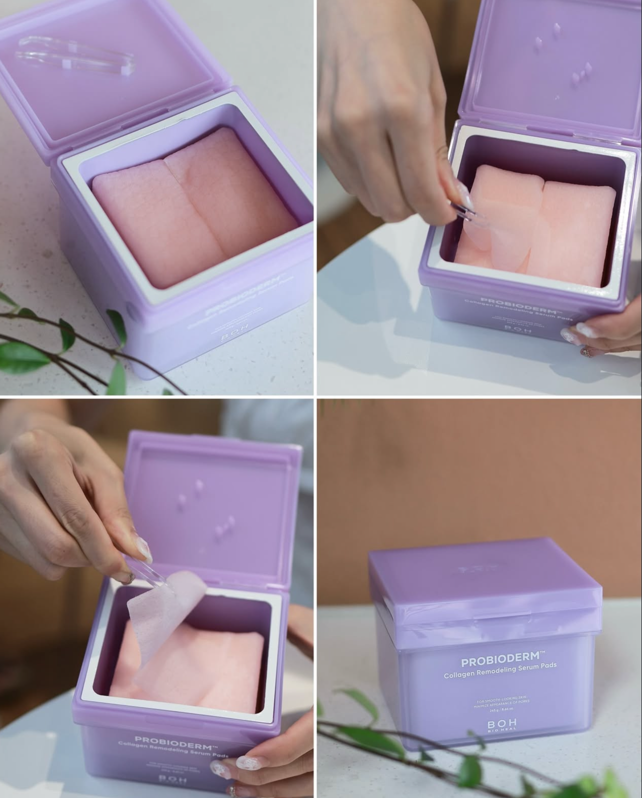 一抹彈滑 細緻毛孔✨ BOH 膠原蛋白毛孔急緊膚急救棉片|PROBIODERM™ Collagen Remodeling Serum Pads💜