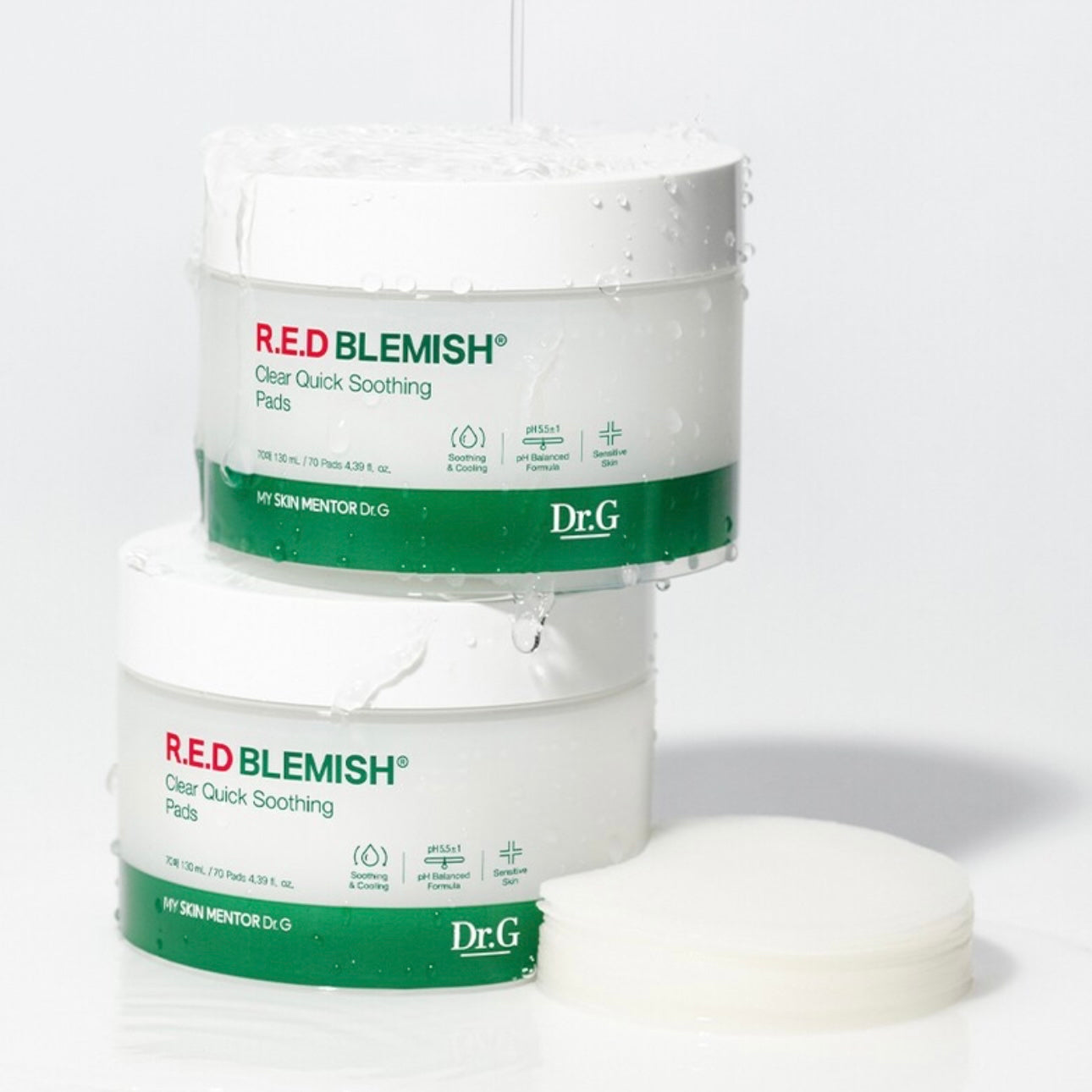 韓妞高回購率⭐️| Dr.G 積雪草急救保濕舒緩痘痘棉片 Red Blemish Clear Quick Soothing Pads🌿|快速痘皮護理 深層清潔 舒緩