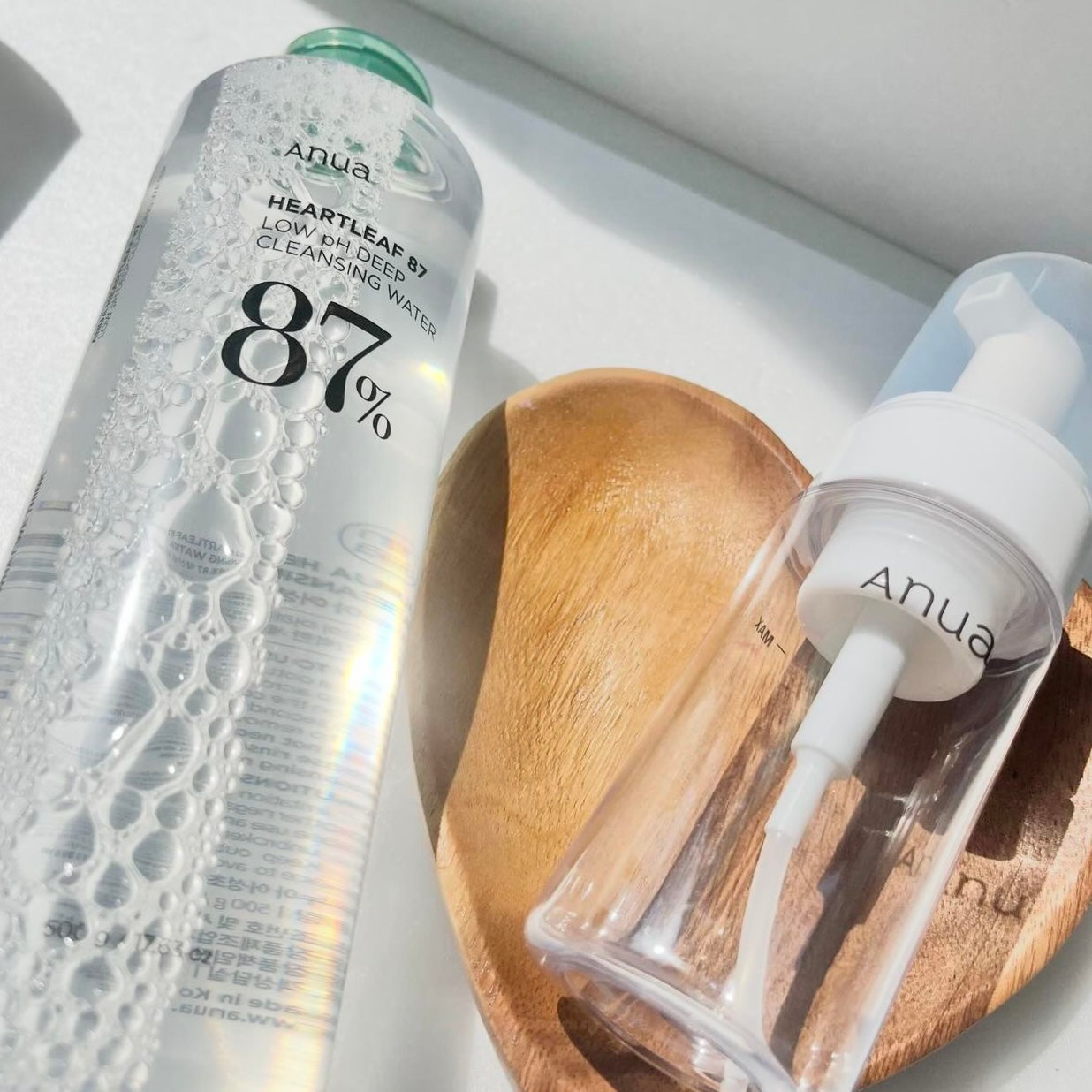 送起泡器✨ANUA 魚腥草低刺激弱酸性卸妝水🫧| ANUA Heartleaf 87% Low pH Deep Cleansing Water💧