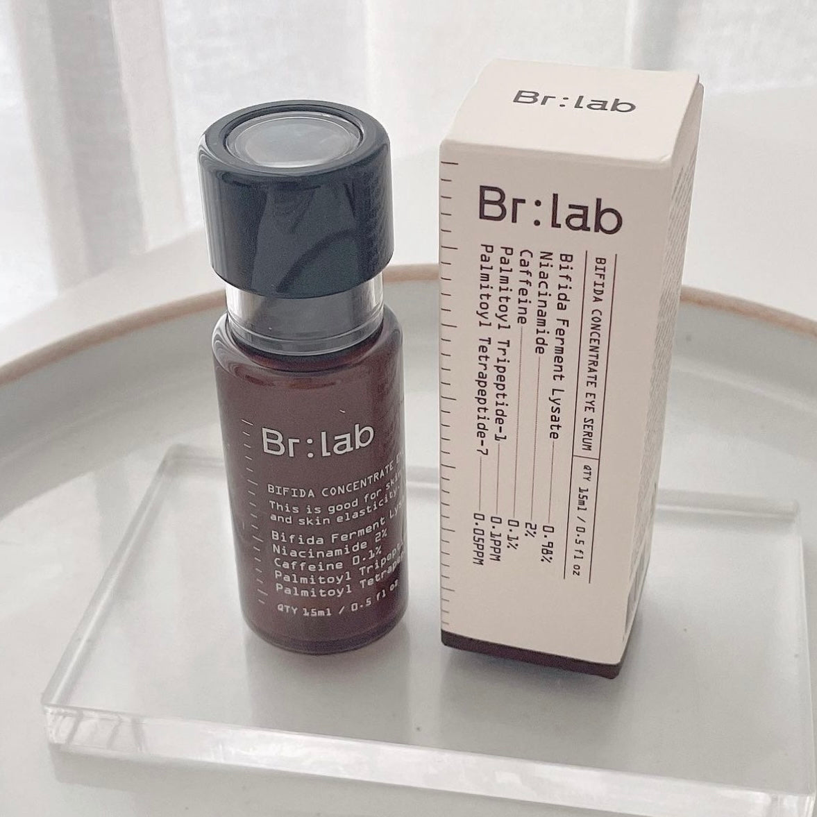 神仙級成分🧚🏻♀️| Br:Lab 小棕瓶去黑眼圈淡紋眼精華 Bifida Concentrate Eye Serum 💫| 抗老淡紋淡化黑眼圈 保濕滋潤🤍