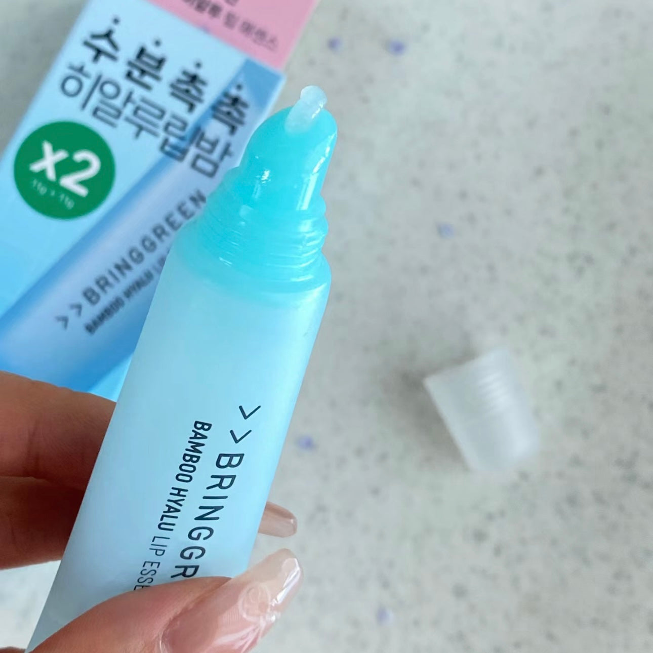 3枝裝+送護手霜✨瘋狂斷貨🔥| Bring Green竹子玻尿酸唇部精華護唇膏🎋| Bring Green Bamboo Hyalu Lip Essence💧