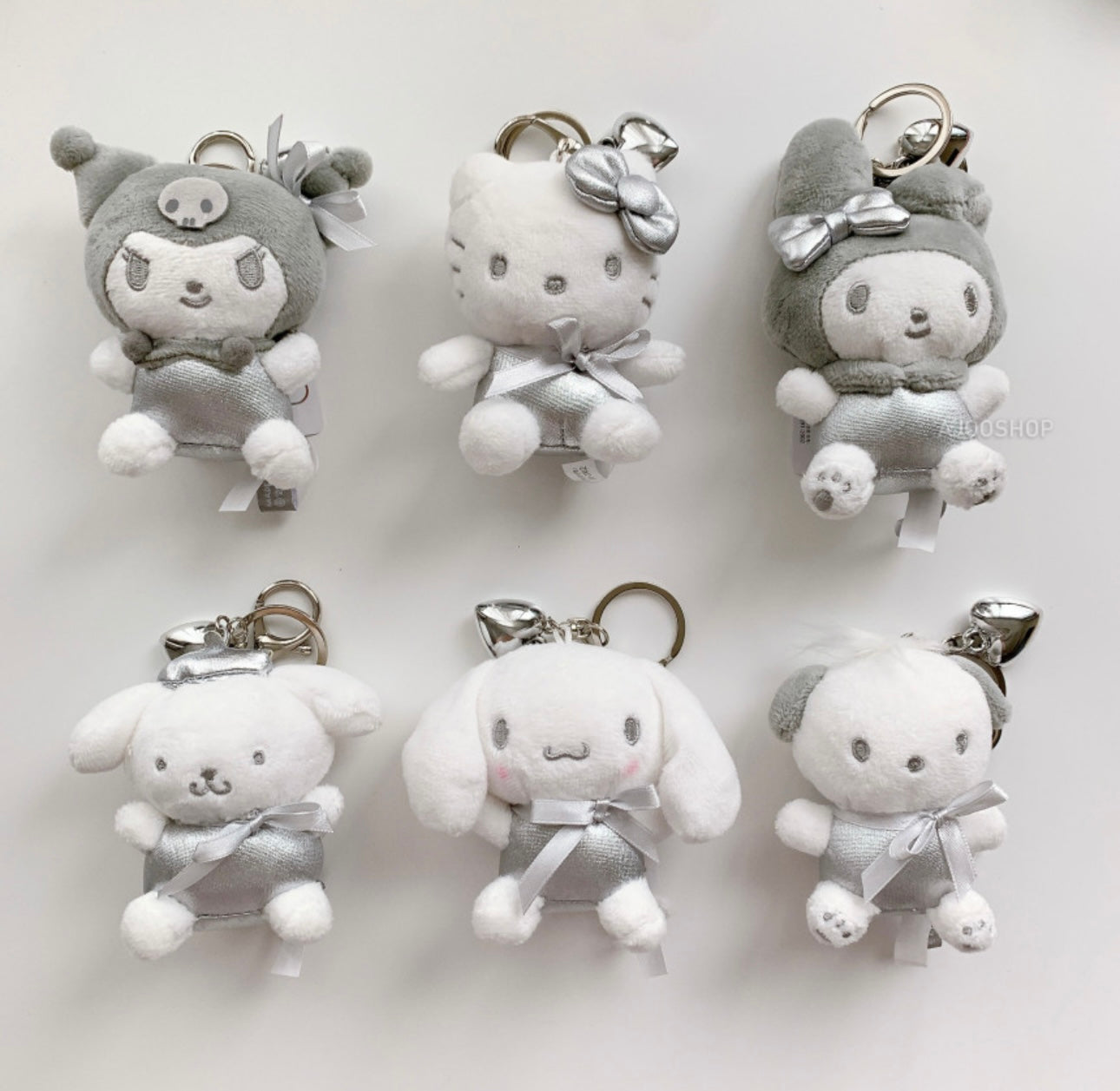韓國限定銀色版🩶SANRIO Y2K銀色版公仔吊飾
