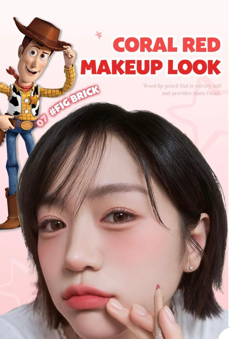 送專用筆刨✨CLIO x Toy story Velvet Lip Pencil 絲絨唇線筆✏️