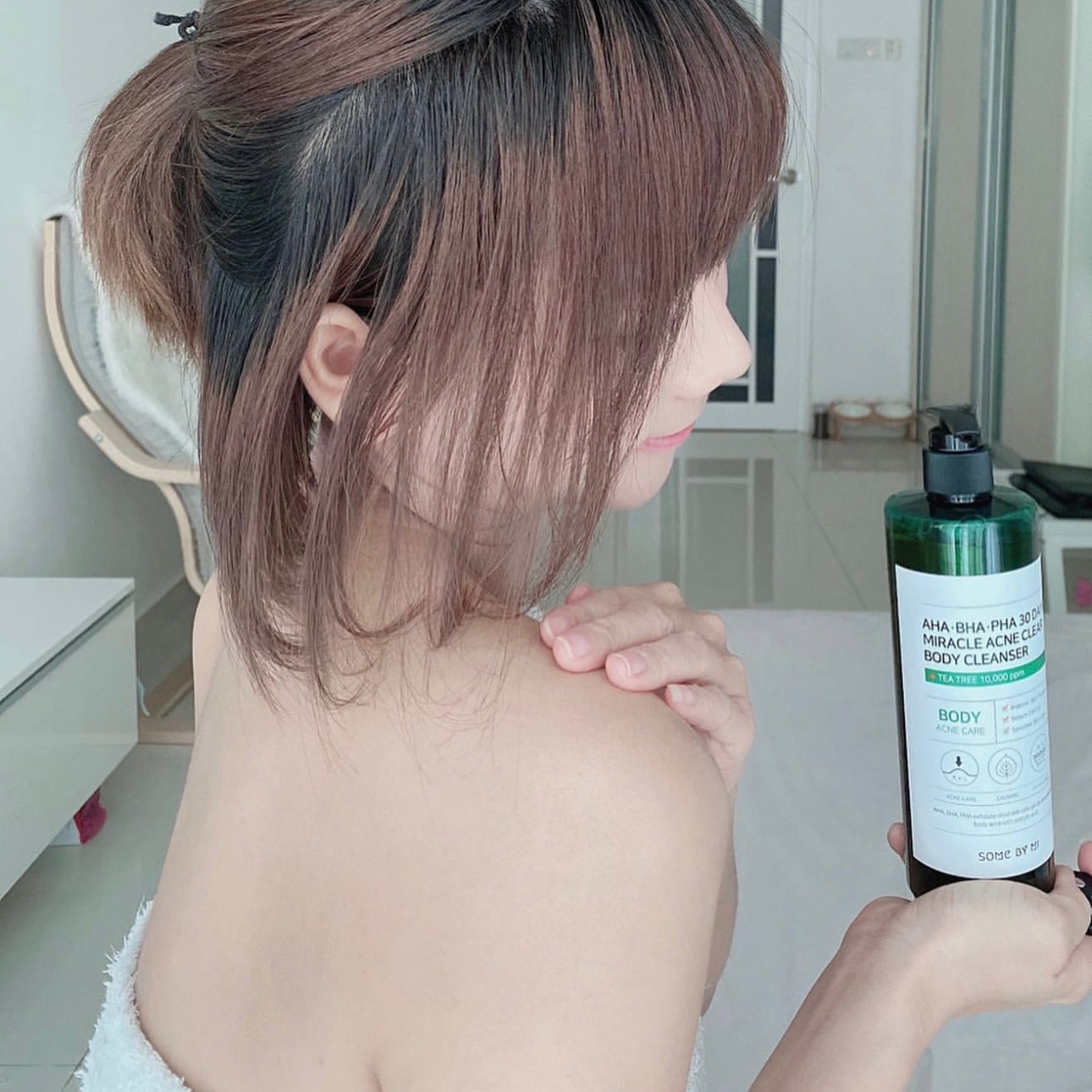 Somebymi茶樹三酸功能性抗痘沐浴乳400ml | 有效緩解背部胸部痘痘🌿