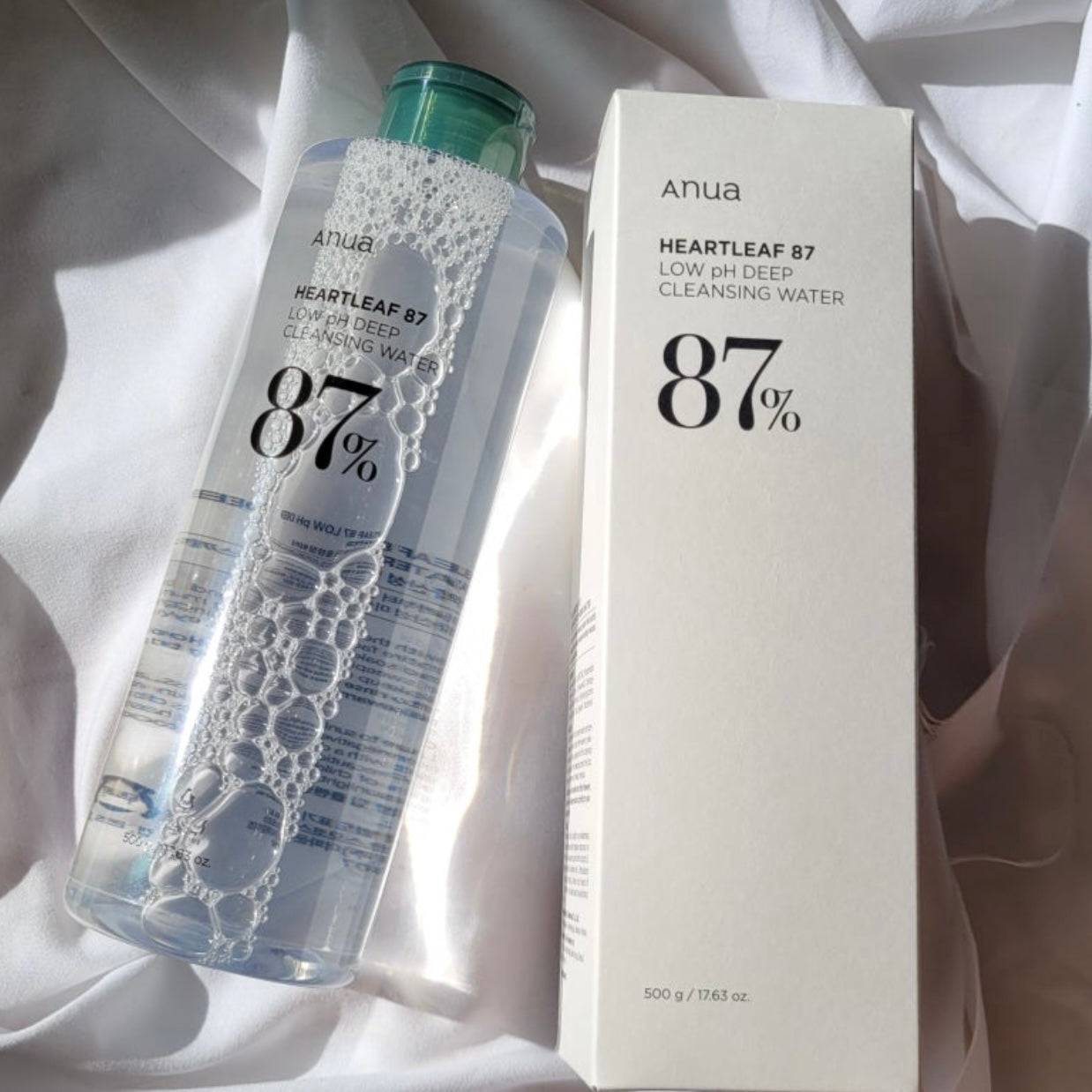 送起泡器✨ANUA 魚腥草低刺激弱酸性卸妝水🫧| ANUA Heartleaf 87% Low pH Deep Cleansing Water💧