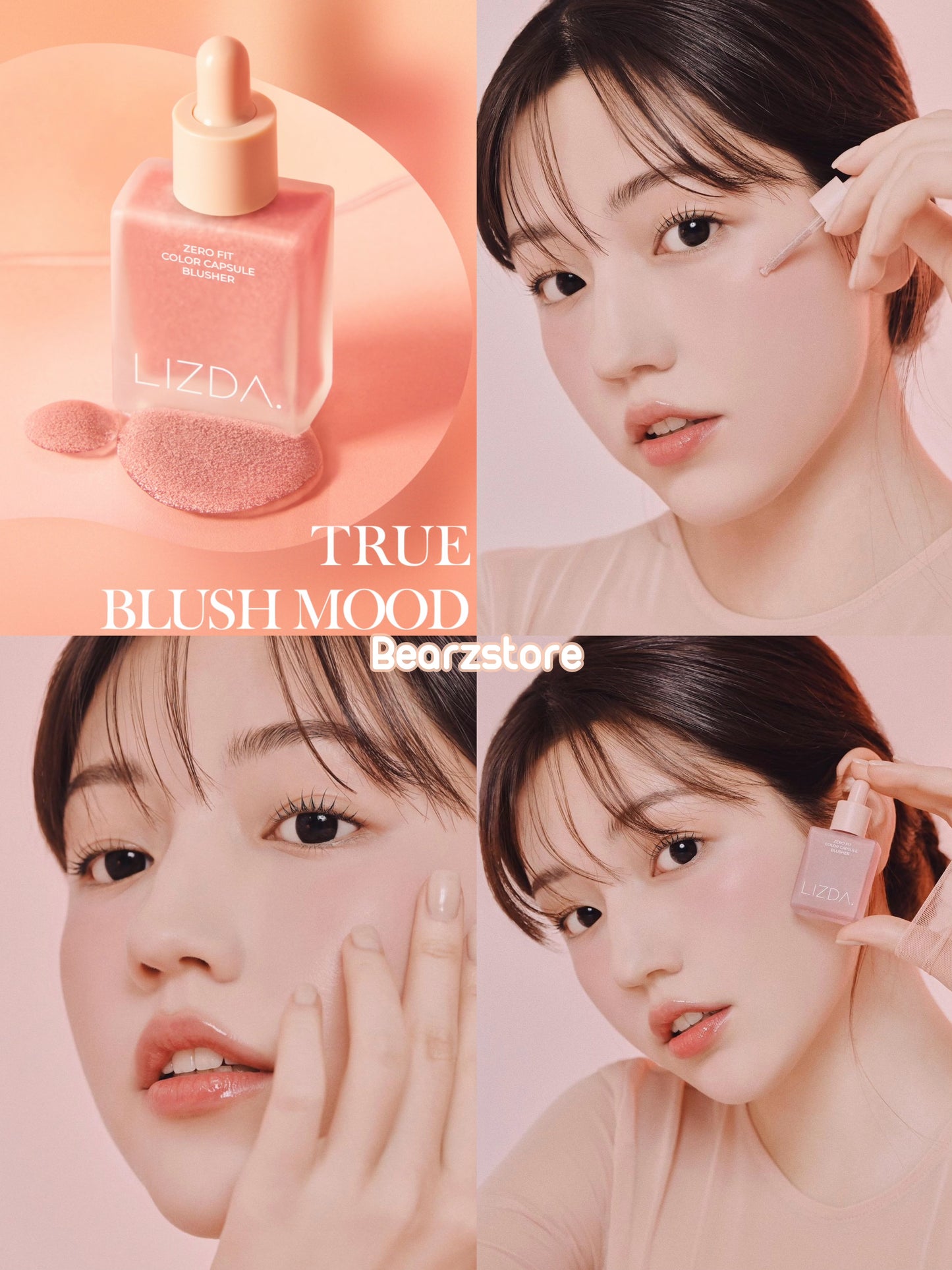 散發由內而外的好氣質💖| Lizda 泡泡保濕液態精華腮紅 Lizda Zero Fit Color Capsule Blusher🧏🏻♀️