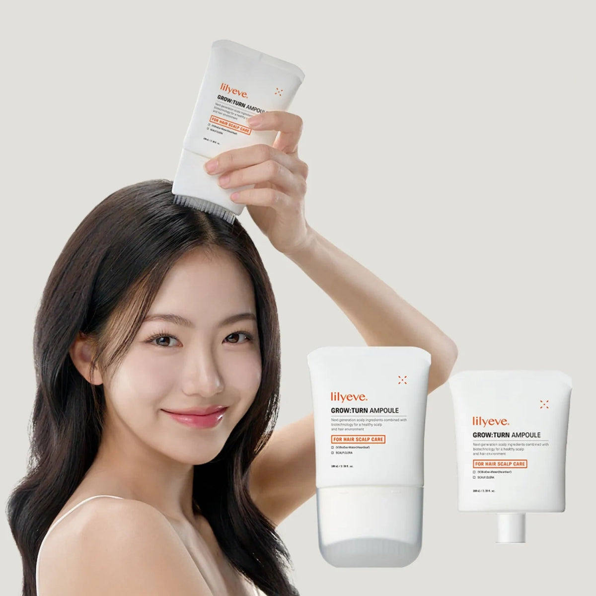 韓國最新黑科技🔥Lilyeve GROW:TURN 防脫育髮外泌體頭皮精華✨| 自帶刷頭☁️