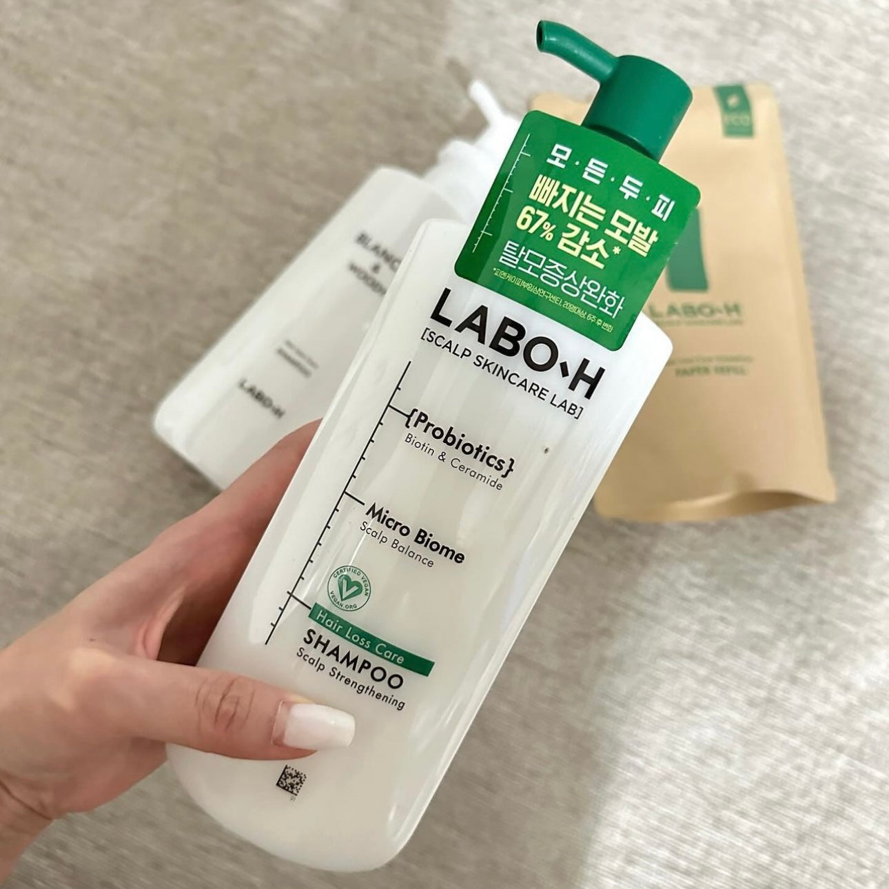 送MNH黑貓匙扣💚LABO-H HAIR LOSS RELIEF SHAMPOO專利益生菌防脫洗髮水🪄