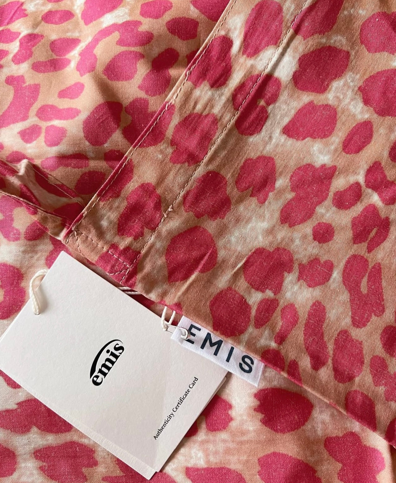Emis 樹莓復古做舊豹紋包🍒