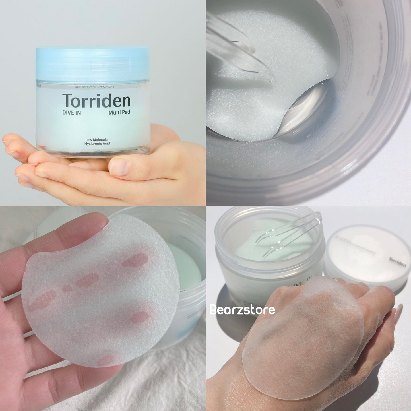 懶人極速保濕🩵|Torriden 5D 低分子透明質酸補濕爽膚棉💦Torriden DIVE-IN Low Molecule Hyaluronic acid Multi pad