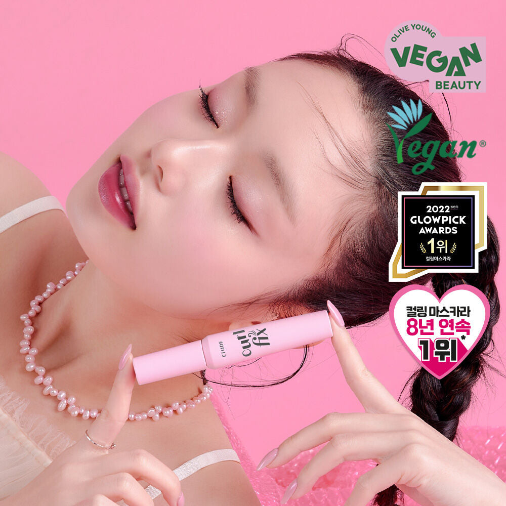 1+1裝+送睫毛卸妝液✨Etude House x Sanrio Curl & Fix 持久捲翹防水睫毛膏套裝👀