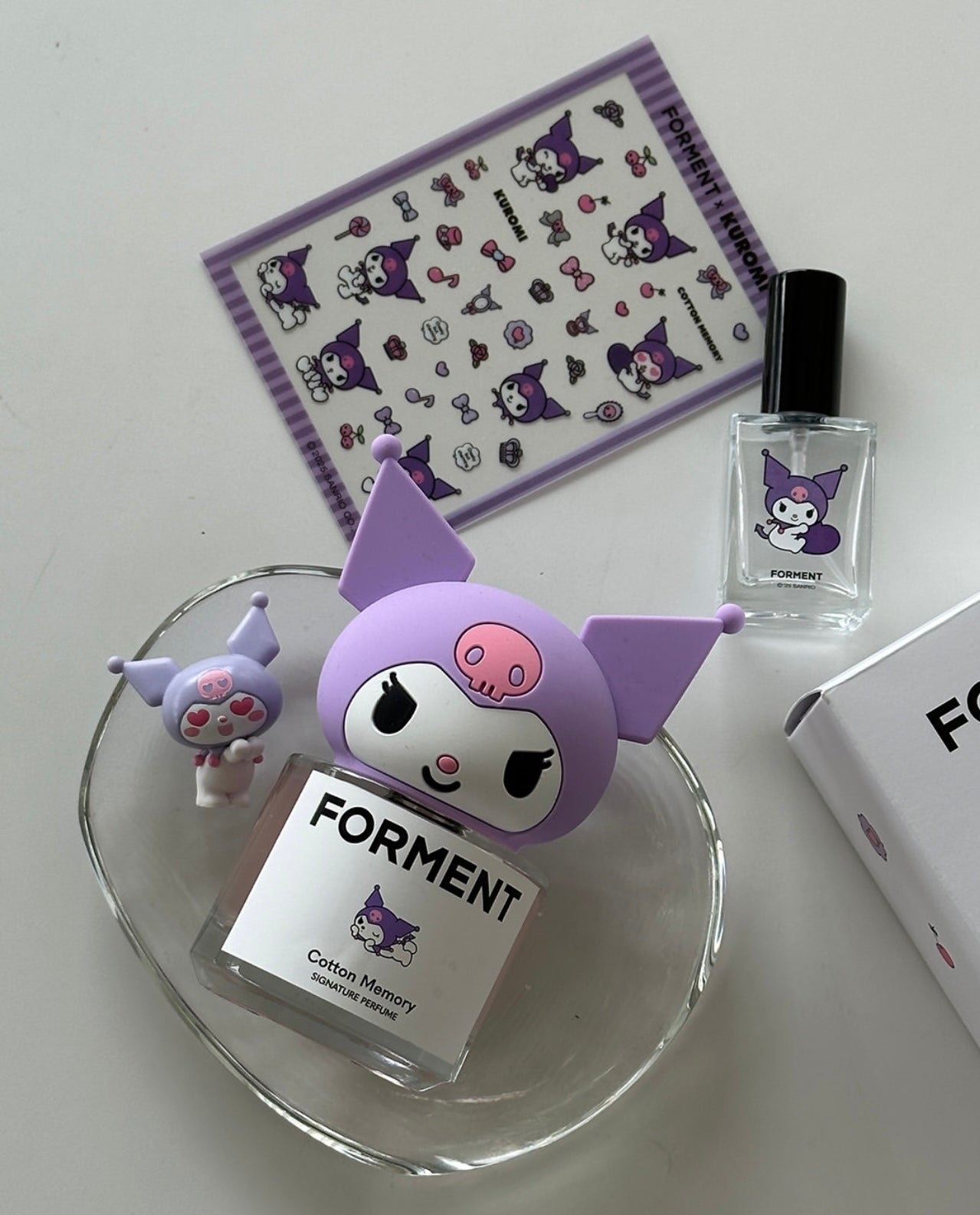 炸裂聯名💜🖤Forment x Kuromi 20周年紀念限定大頭香水套裝