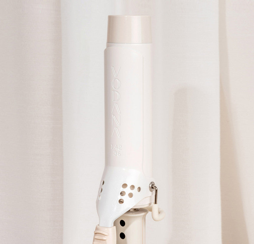 打造溫柔女神水波紋🙋🏼♀️VODANA Glam Wave Curling Iron 36mm - #Ivory Mood 陶瓷負離子捲髮棒 限量版象牙白🤍