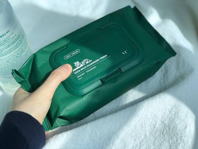 VT CICA 老虎積雪草溫和保濕卸妝濕紙巾💚
