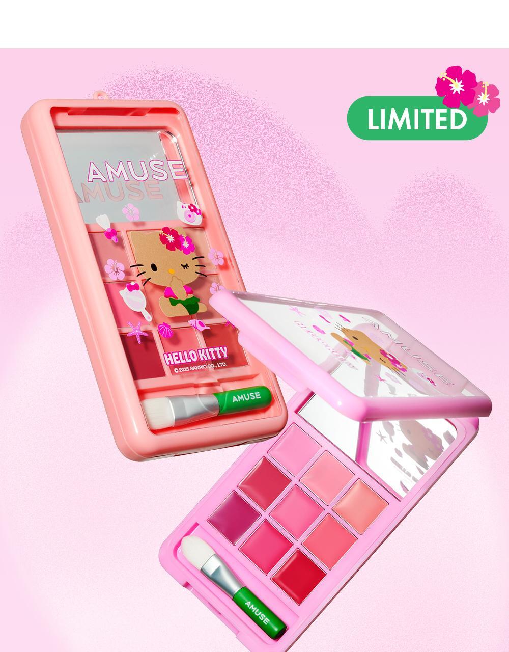 曬黑Hello Kitty限定版☀️AMUSEx HELLO KITTY 多用途唇頰調色盤