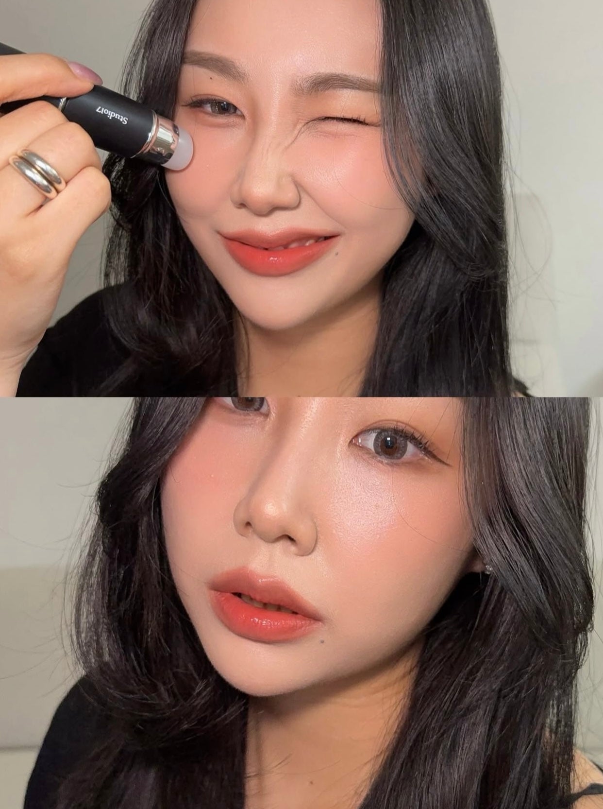 一刷多用✨STUDIO17 專業級雙頭化妝刷💖| DUAL SILICONE BLUSH BRUSH