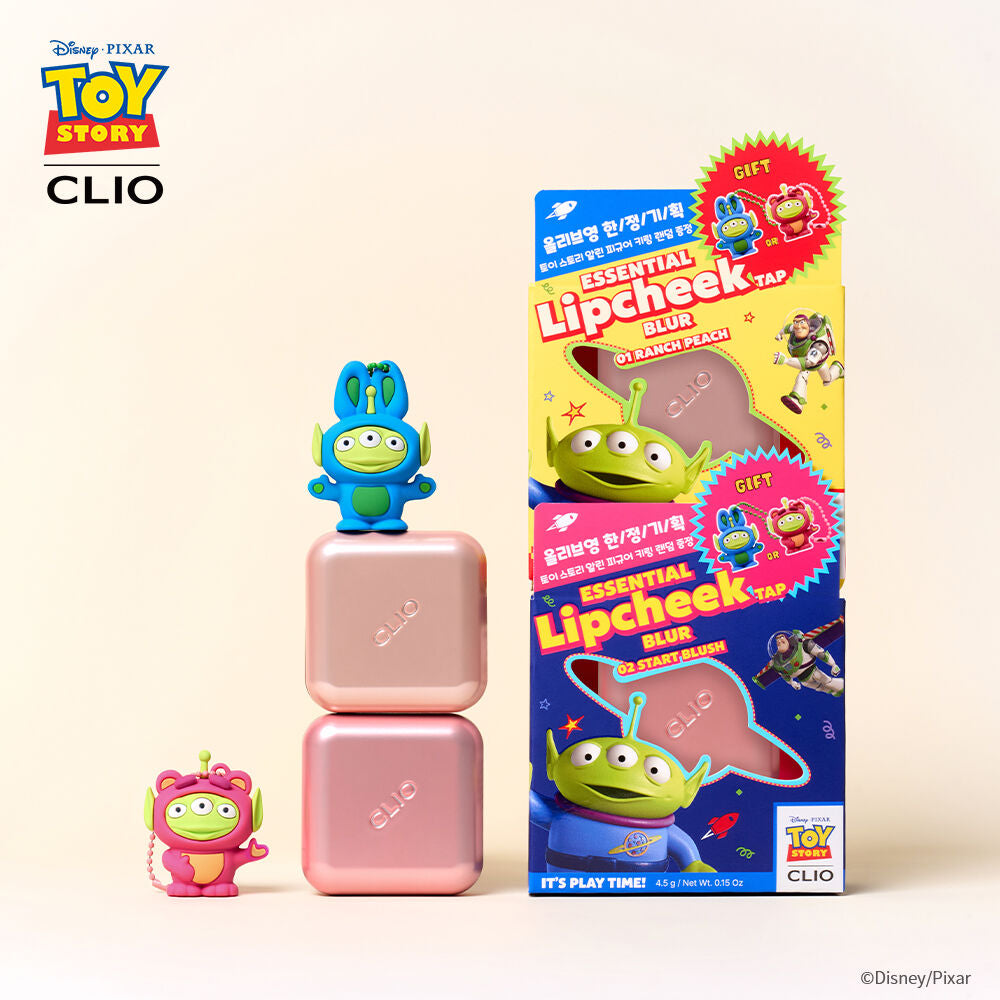 送三眼仔匙扣✨Clio x Toy Story Essentail Lipcheek Tap Lip&Cheek Balm 腮紅唇釉兩用💕