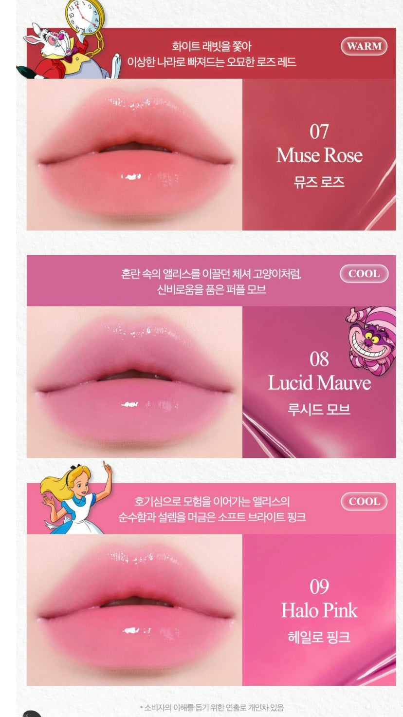 Clio x Alice In Wonderland Crystal Glam Balm水潤唇膏 | New 3 Colors💖