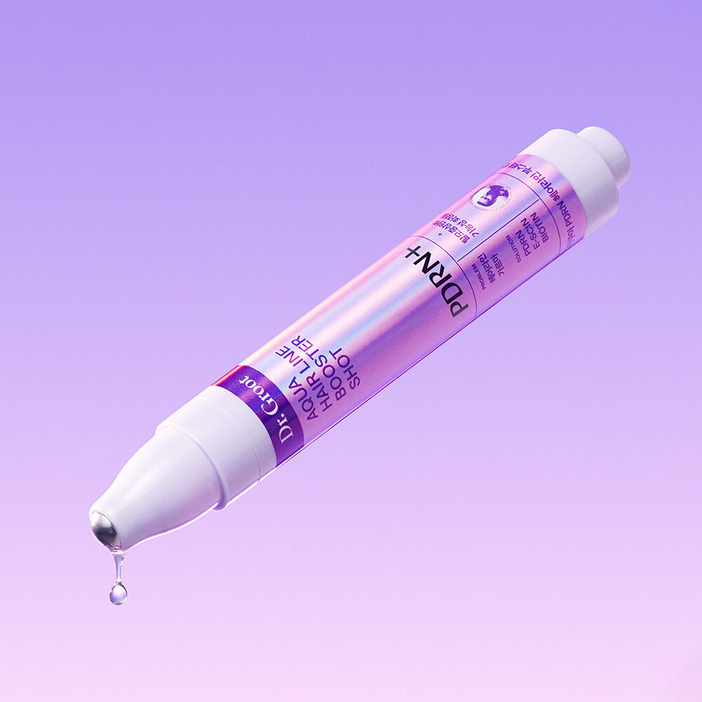 送Kuromi收納袋💜Dr. Groot x Kuromi 特別版Aqua Hairline Booster Shot Aqua PDRN 頭皮滾珠精華增長液🔮