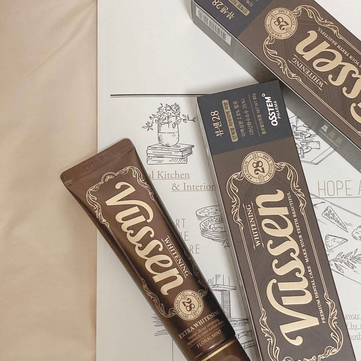 送牙刷✨| Vussen 28 專業牙科強效美白牙膏 🦷| Vussen HP28 Extra Whitening Toothpaste🔥