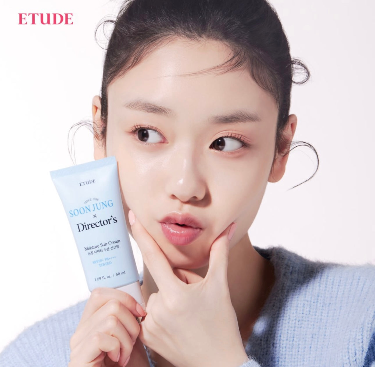 ETUDE x 韓國成分系美妝 YouTuber「Director Pi」聯名推出✨| ETUDE純素低敏水潤防曬 Soonjung Director’s Moisture Sun Cream SPF50+ PA++++