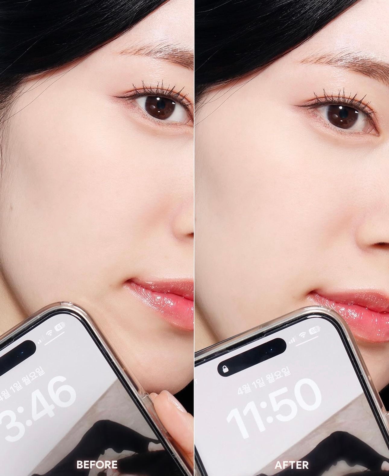 送mini裝✨ABOUT TONE | 柔霧控油濾鏡純素定妝粉餅| ABOUT TONE Blur Powder Pact 🖤