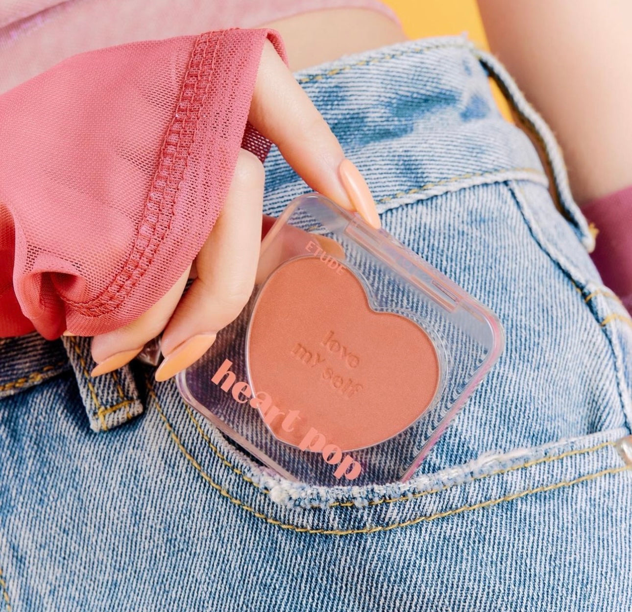 可愛感升級🧸| Etude愛戀心心光感腮紅Heart Pop Blusher💖