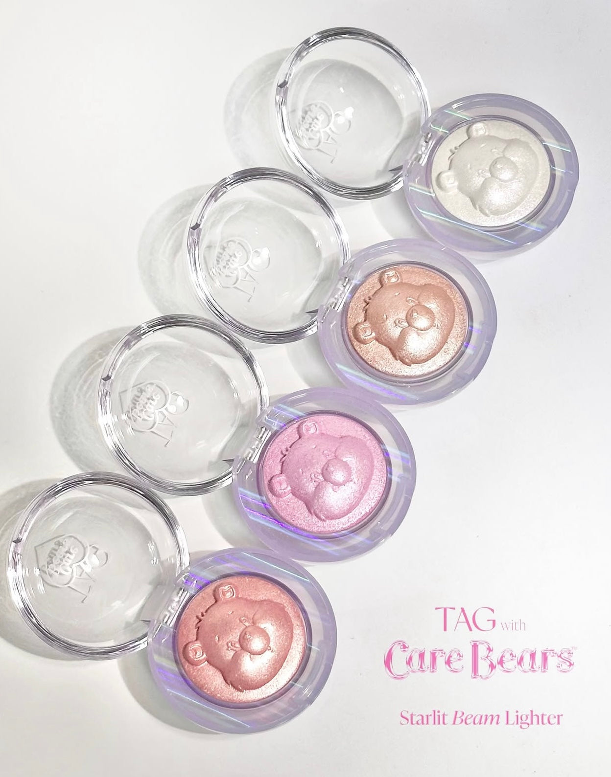 珍珠般隱隱發光TAG X Care Bear立體熊熊高光🐻