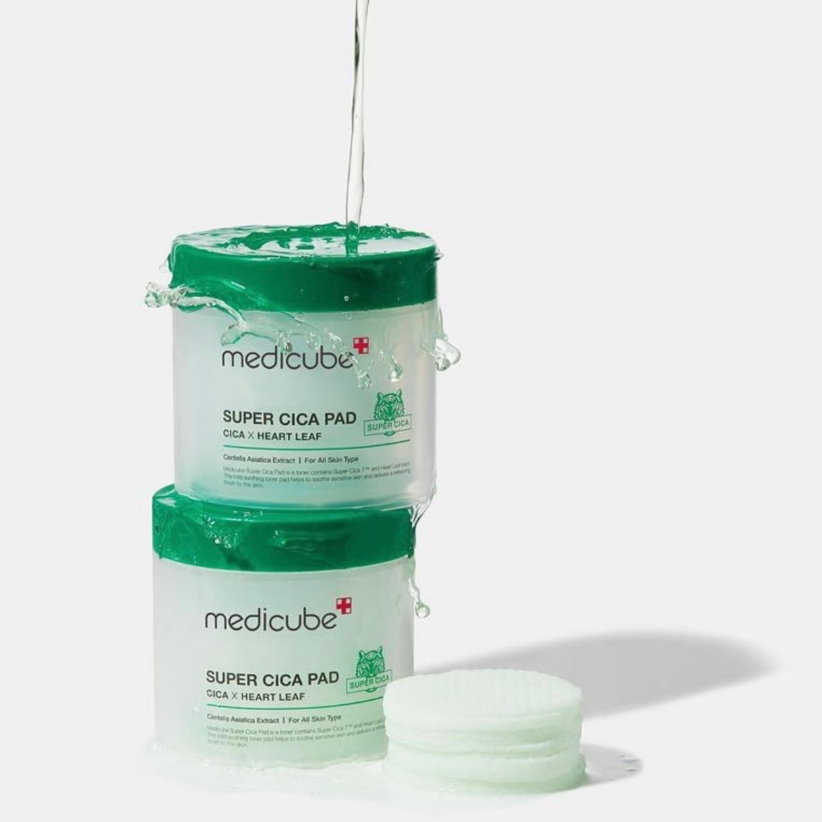 共200片✨痘痘暗粒專用| Medicube 積雪草修護去暗粒爽膚棉片| Medicube Super Cica Pad🌿