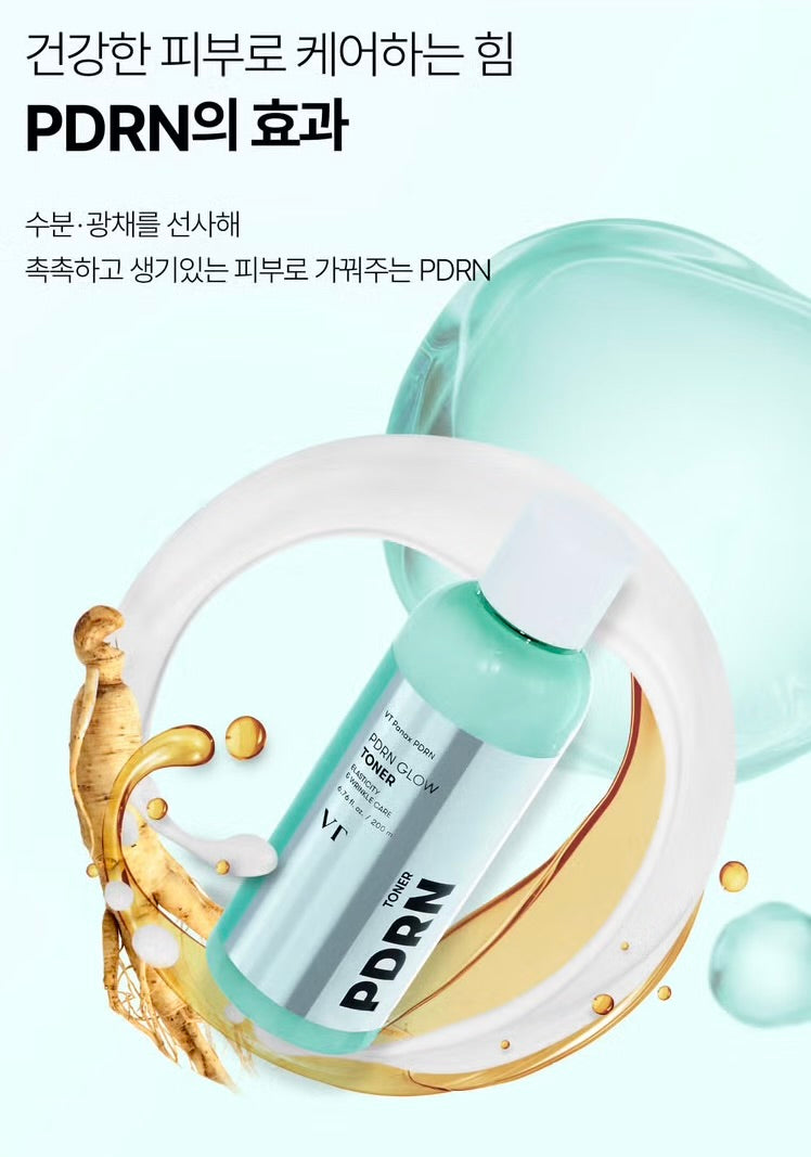 VT 韓國野山蔘修復補濕爽膚水🩵| PDRN PANAX PDRN GLOW TONER✨肌膚立即重生🕊️