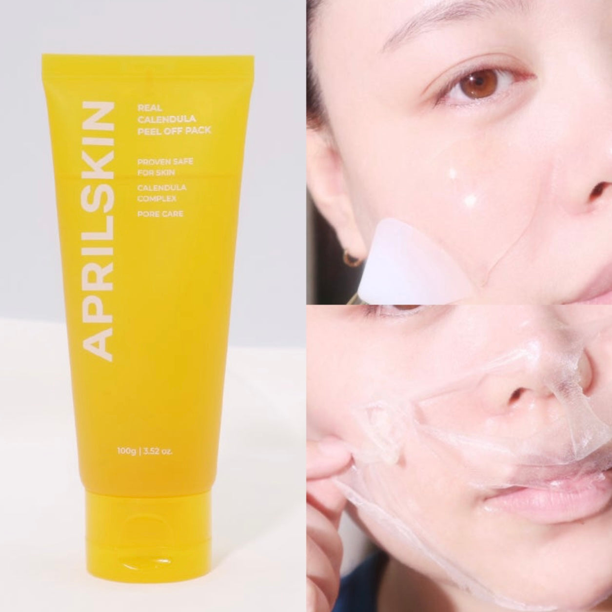 5冠王No.1及glowpick獎項🥇| Aprilskin金盞菊去黑頭粉刺撕拉面膜🌼 Aprilskin Real Calendula Peel Off Pack