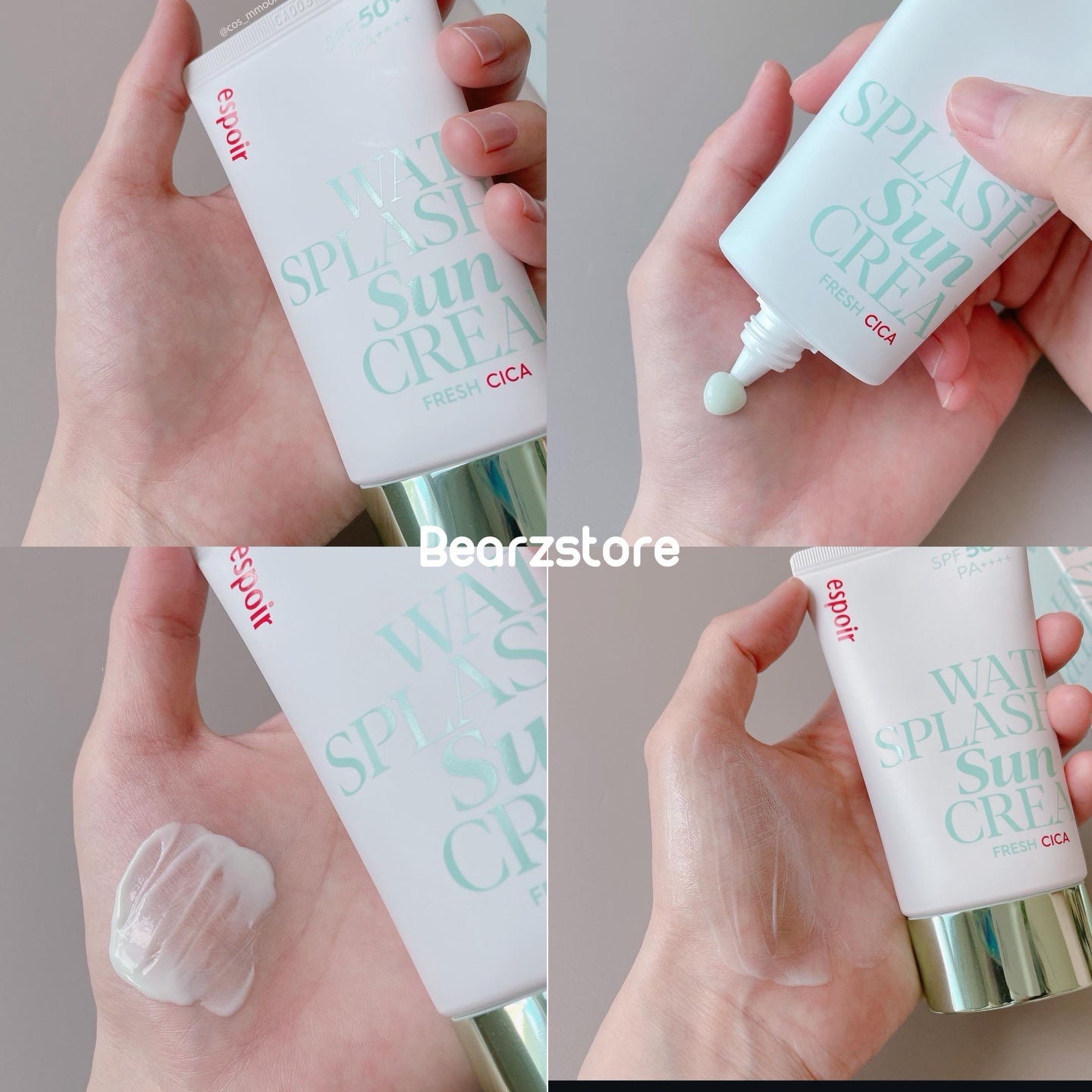 爆水防曬☀️| Espoir 水潤/清爽水光長效防曬霜 Espoir Water /Fresh Splash Sun Cream SPF50+ PA++++
