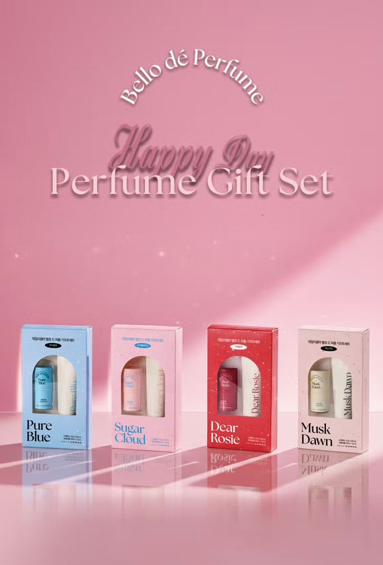 Daily Comma Bello de Perfume 質感固體香膏+ 香氛護手霜禮盒套裝💖