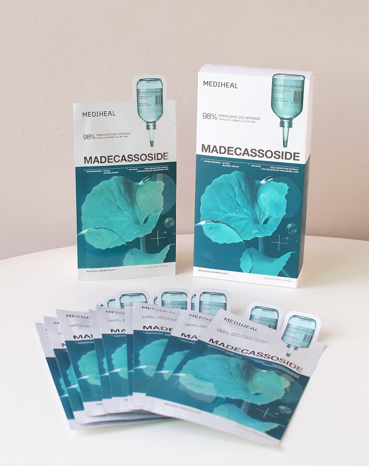 針對瑕疵和痘印 ✨| Mediheal 活性積雪草鎮靜去印保濕面膜| Mediheal Madecassoide Essential Mask🌿