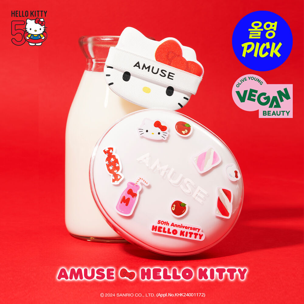 Amuse x Hello Kitty 陶瓷肌光感完美氣墊套裝Amuse x Hello Kitty Edition Ceramic Skin Perfector Cushion 🎀