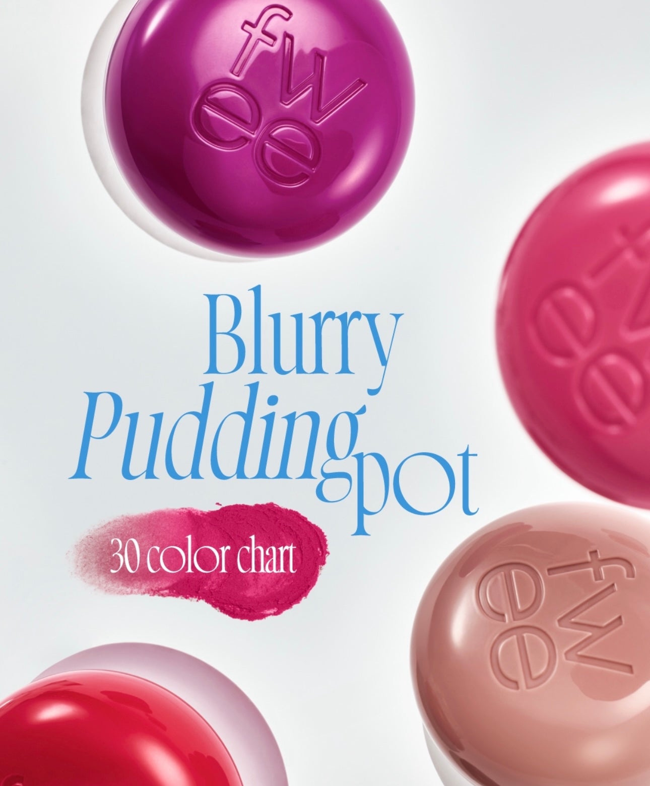 送同系列唇刷🔥Fwee 腮紅唇膏 Fwee Lip&cheek Blurry Pudding Pot❤️🔥