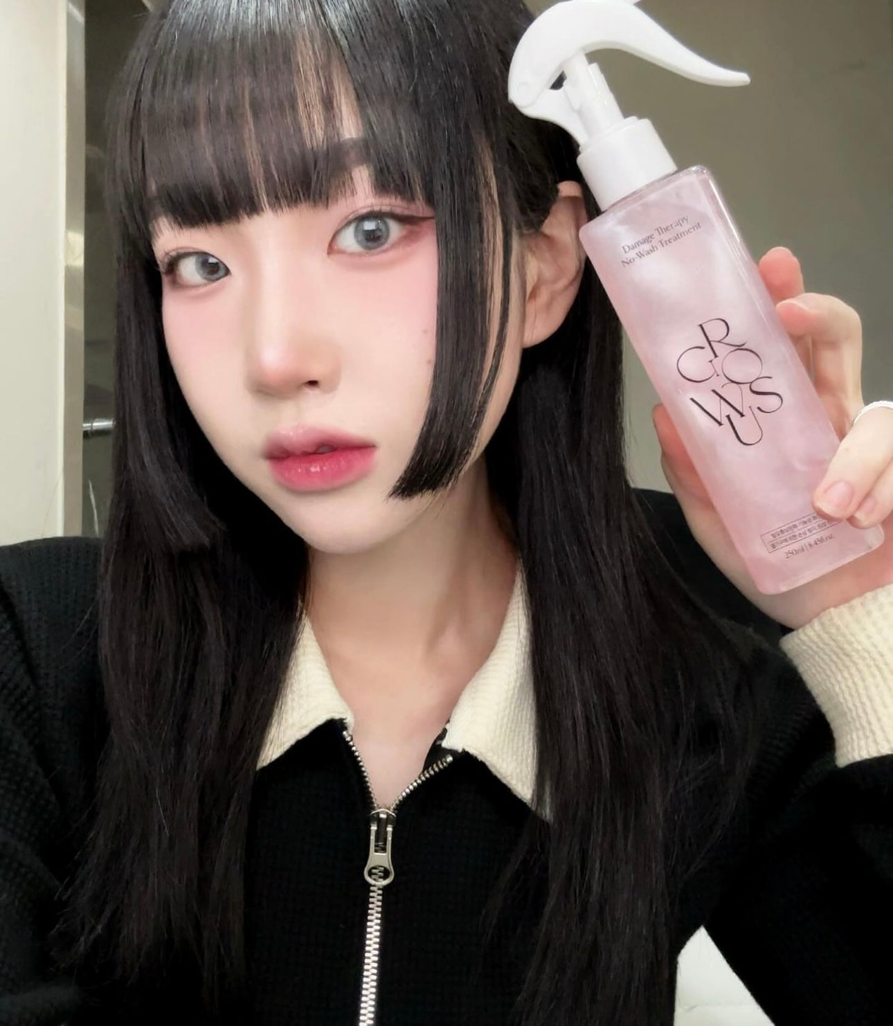 送香膏✨Growus粉紅雙重修護免沖洗護髮噴霧1+1套裝💖| Growus Damage Therapy No-Wash Treatment 🙆🏼♀️