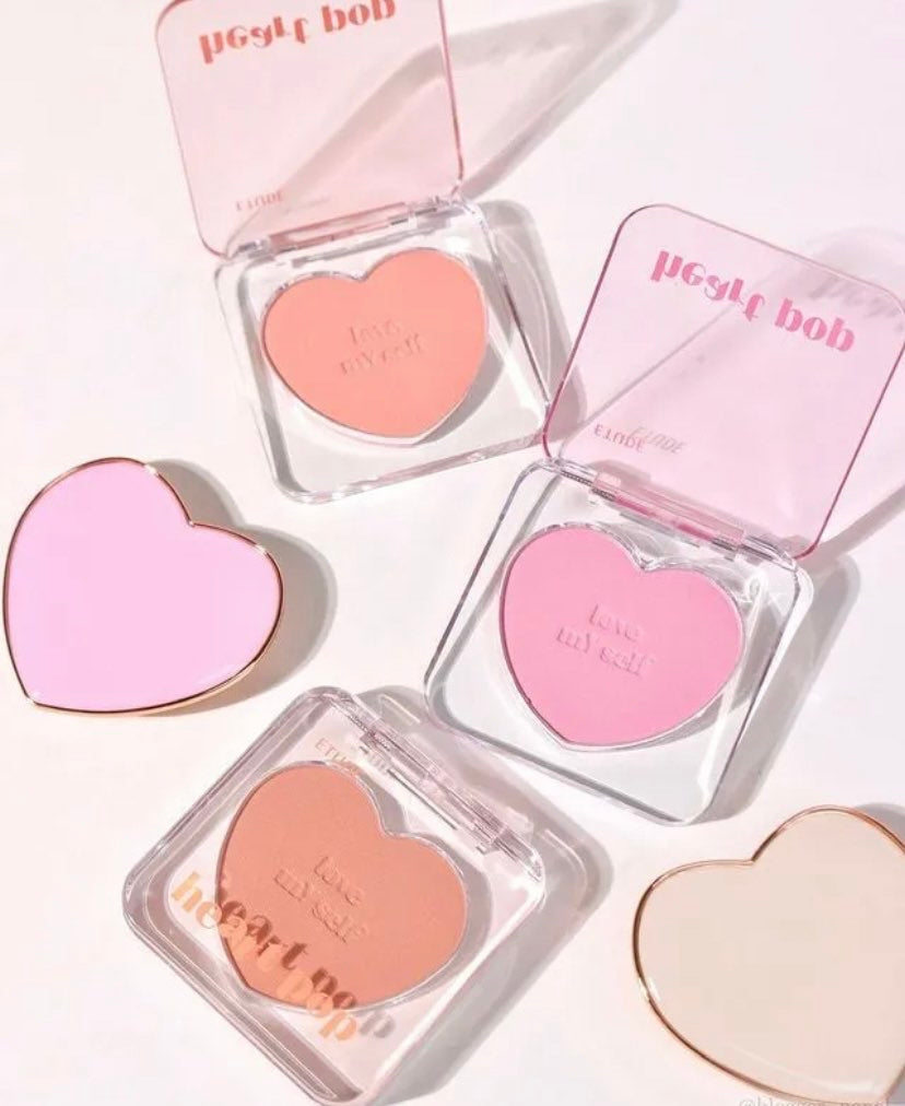 可愛感升級🧸| Etude愛戀心心光感腮紅Heart Pop Blusher💖