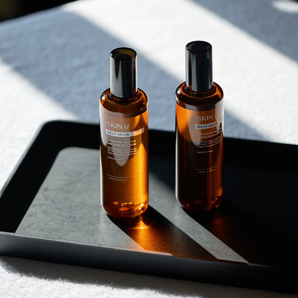 送刮砂按摩器✨Skin U深層麝香彈性保濕身體油| Skin U Deep Musk Inno: Scent Body Oil💫