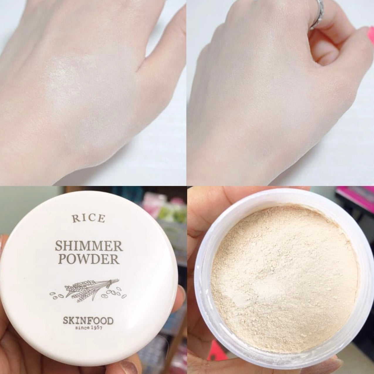 千萬不要停產❤️🔥| Skinfood親膚小麥持久定妝霧感有色碎粉 Skinfood Backwheat Loose Powder🌾