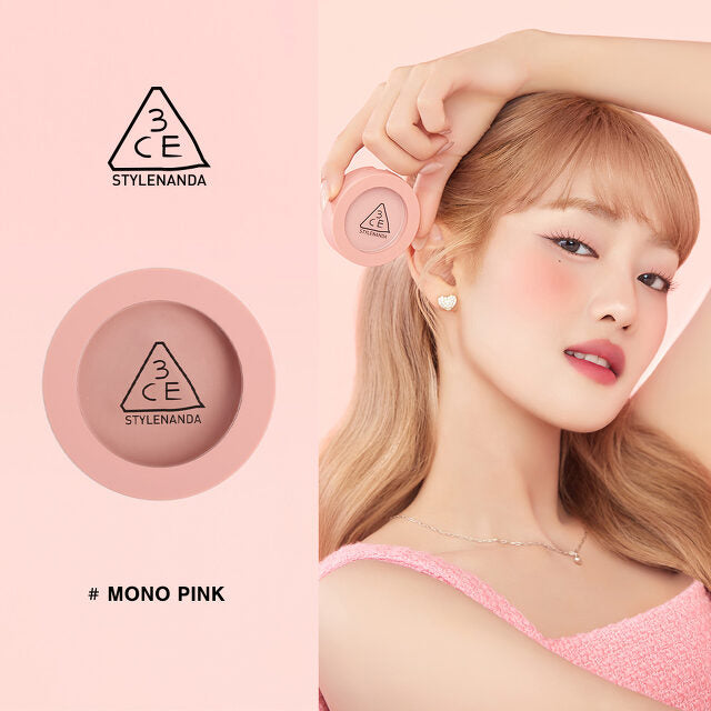 附送腮紅掃+mini唇釉🎁| 3CE MOOD RECIPE FACE BLUSH 柔霧腮紅套裝💖