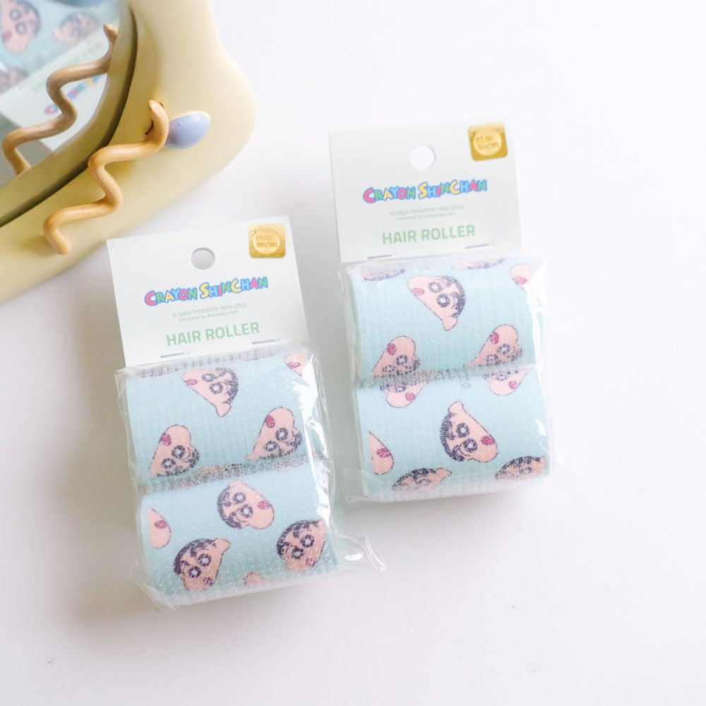 空氣瀏海必備|蠟筆小新小白蓬鬆髮捲器 2入組(๑• ̫•๑)♡
