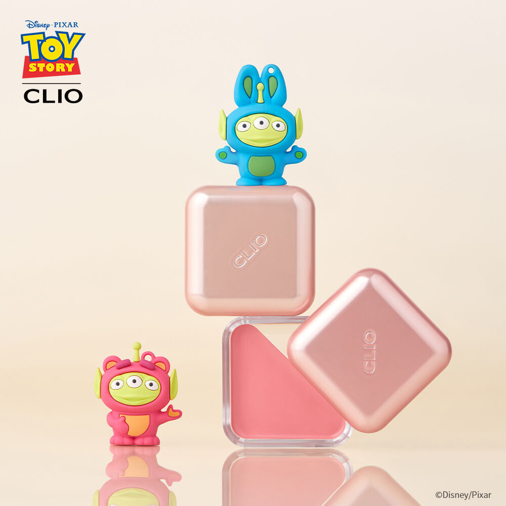 送三眼仔匙扣✨Clio x Toy Story Essentail Lipcheek Tap Lip&Cheek Balm 腮紅唇釉兩用💕