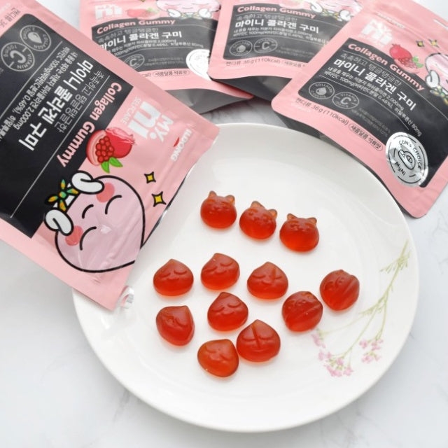 MYNI x Kakao Friends 紅石榴膠原蛋白果汁軟糖 Collagen Gummy| 隨時隨地補充膠原蛋白的美肌軟糖 ❤️🔥