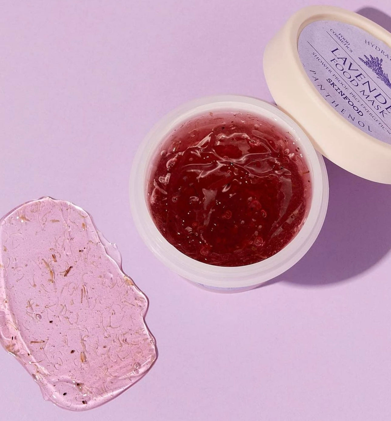 療癒舒壓 💆🏼♀️| SkinFood Food Mask Lavender 草本薰衣草保濕減壓舒敏果凍面膜🪻