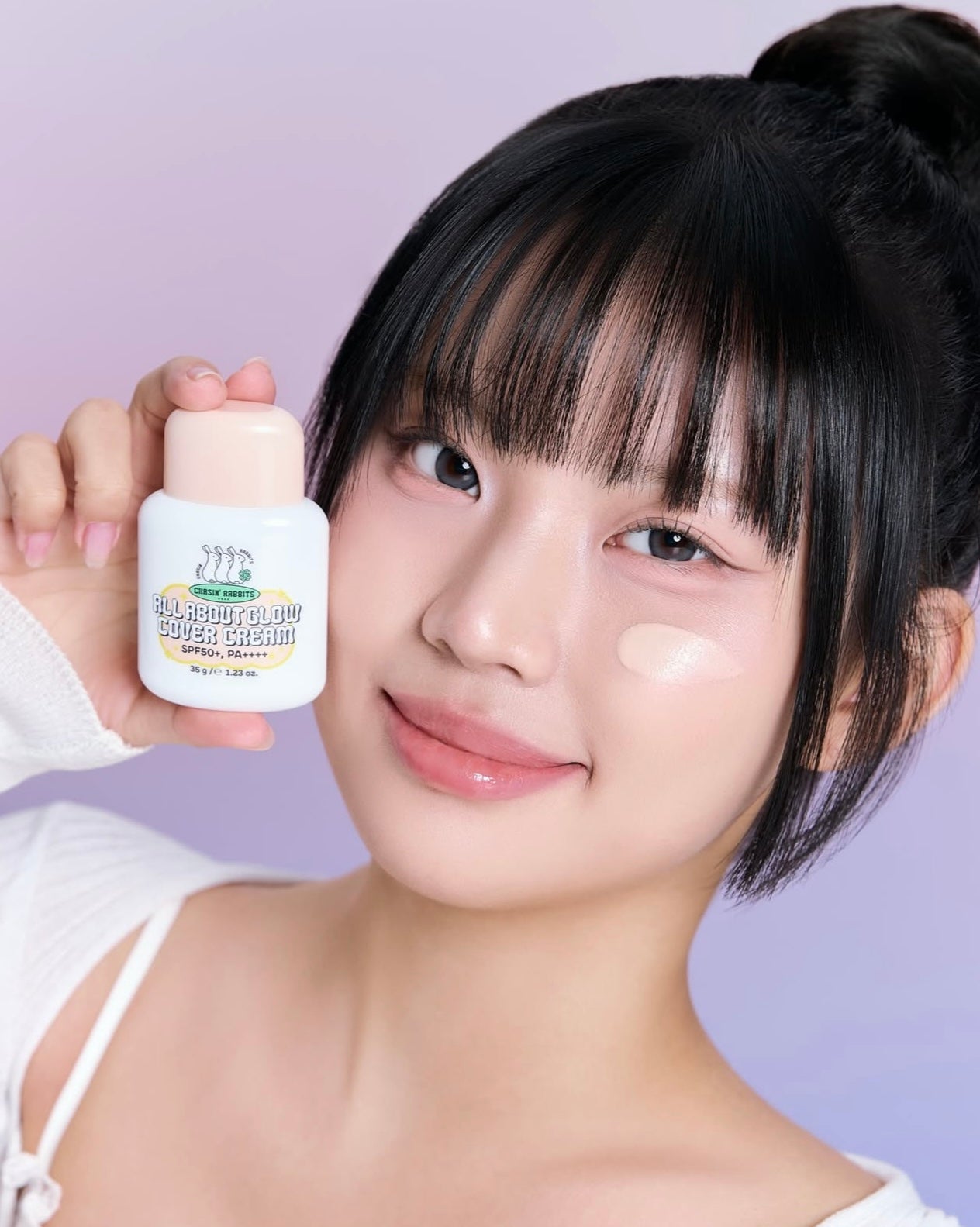 打造天生好皮感✨CHASIN RABBITS 全效光感素顏防曬霜🐇☁️| CHASIN RABBITS All About Glow Cover Cream SPF50+ PA++++