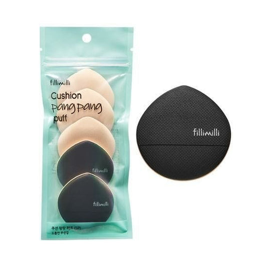 Fillimilli 不吸粉親膚超彈抗菌氣墊粉撲 Cushion Pang Pang Puff 5片裝 | 超多韓國Blogger推介💫